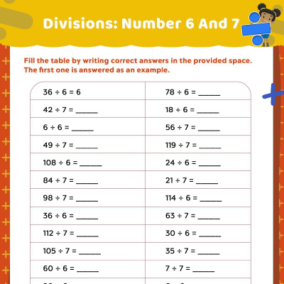 Learn Division: Dividing By 6 & 7
