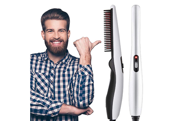 Hair Dryer Brush & Straightener Brush| Powerful Ceramic Hair Straightener  Brush