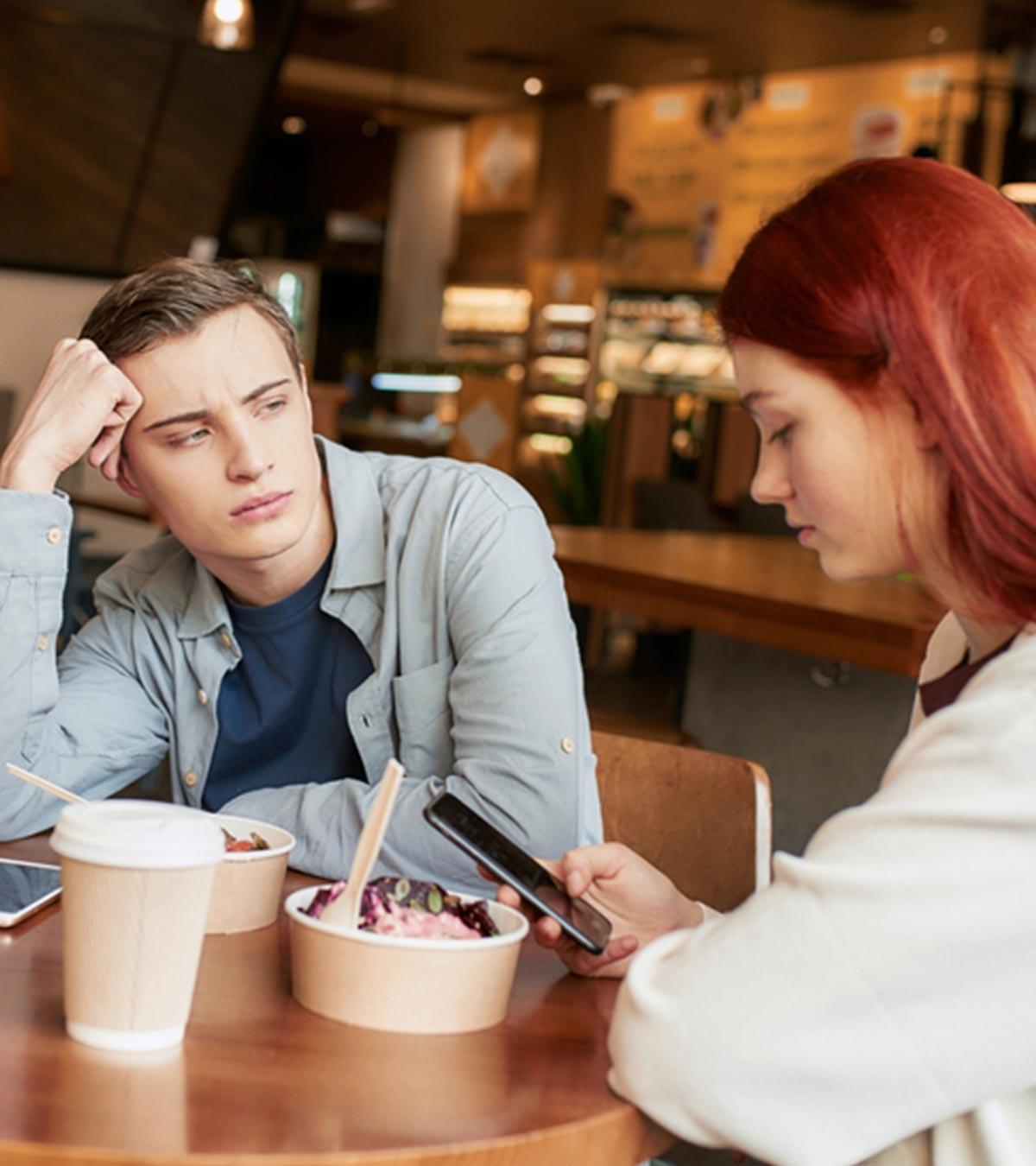 Man Feeling Ignored By A Woman He Likes