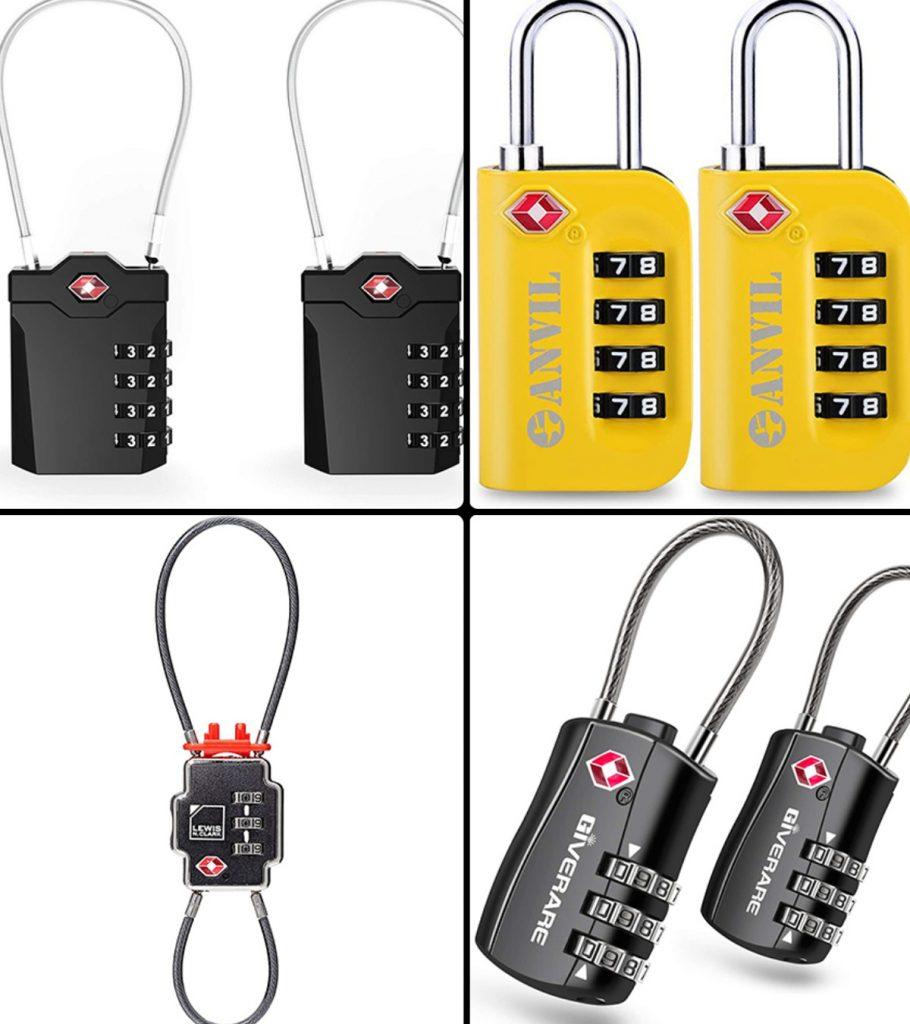 Alloy Safe Combination Code Number Lock Padlock for Luggage Zipper