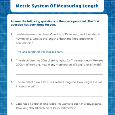 Metric System Of Measuring Length