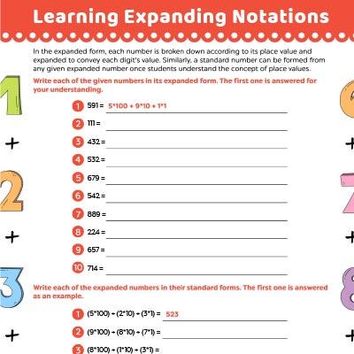 Write Numbers In Expanded Forms