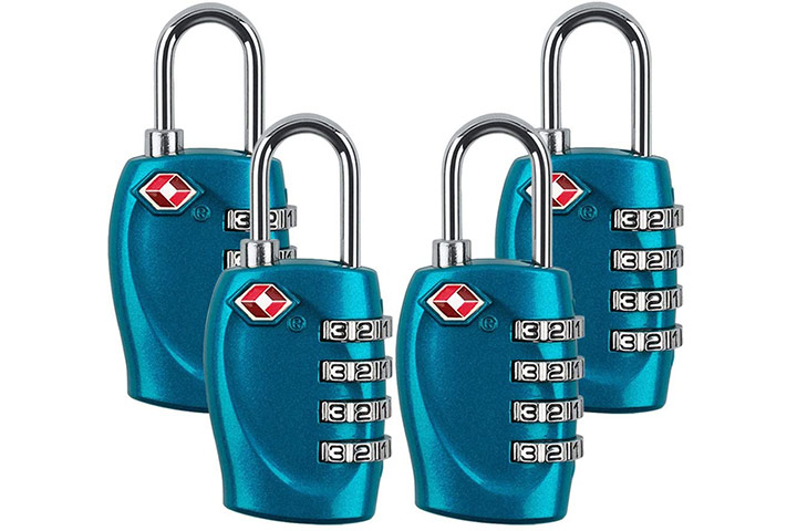 TSA Triple Lockdown Luggage Zipper Lock 