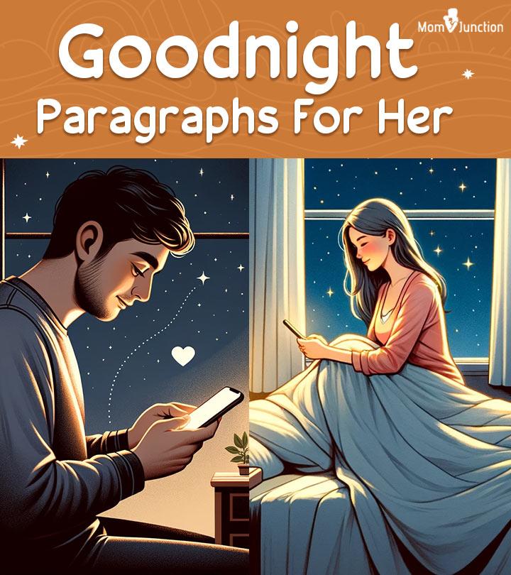 A Guy Texting Goodnight Paragraphs For Her