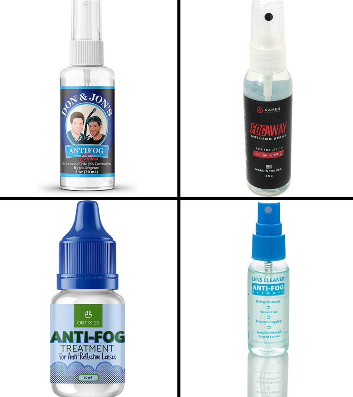 Anti-Fog Spray for Glasses Cleans & Repels Dust Oil Smudges Long