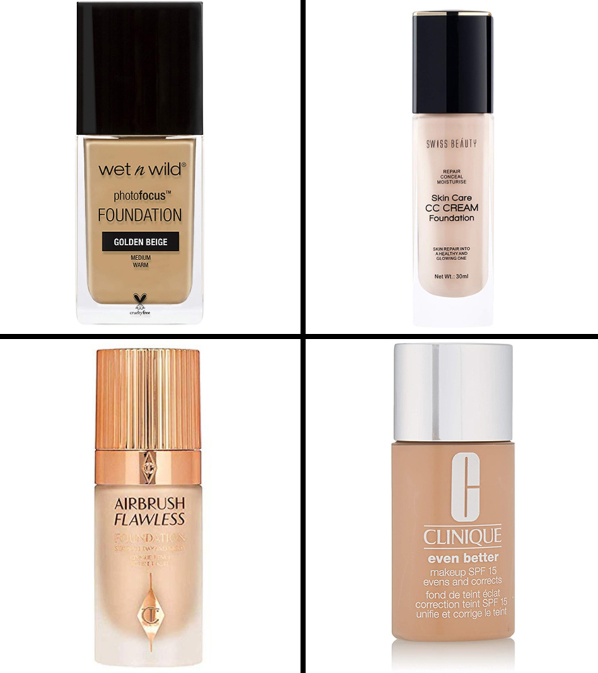 Waterproof Flaw-Less Air Cushion Foundation, Air Cushion Cc Cream Mushroom  Head Foundation, Makeup Foundation Full Coverage, Even Skin Tone Makeup