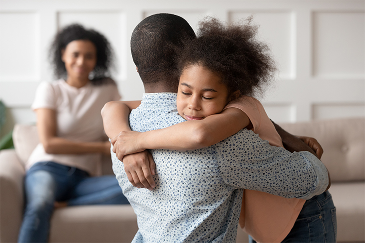 Parents' undivided affection makes them emotionally stable