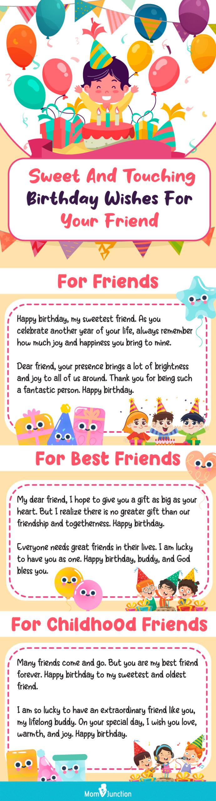 100 Best Friend Birthday Wishes - Touching BFF B-Day Messages