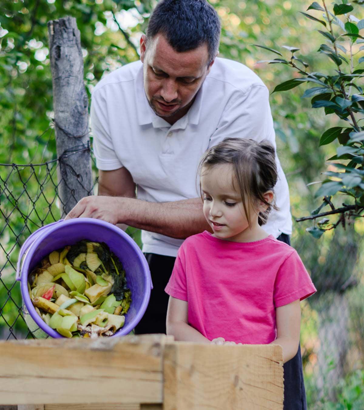 Kids Learning To Compost, Showcasing Educational Composting Activities