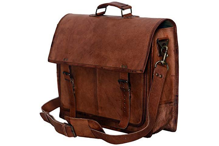 Handmade Leather Messenger Bag for Laptop Briefcase Best - Etsy | Leather  laptop bag, Leather messenger, Messenger bag men