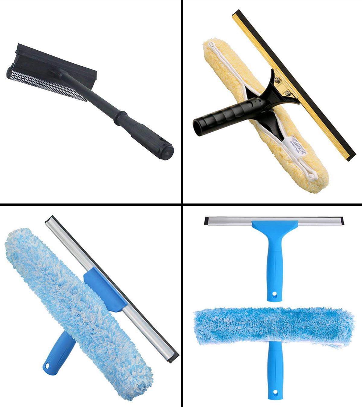 Soft Rubber Window Squeegee Multi Use Glass Cleaning Squeegee For