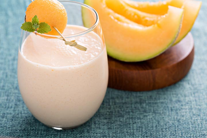 Cantaloupe smoothie for babies