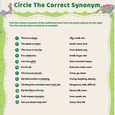 Answered: Choose the correct synonym of the given…