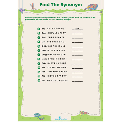 Solved Synonym 1. Give synonyms for the following vocabulary