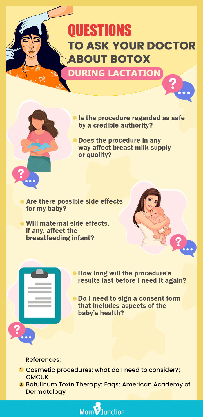 questions to ask your doctor about botox during lactation (infographic)