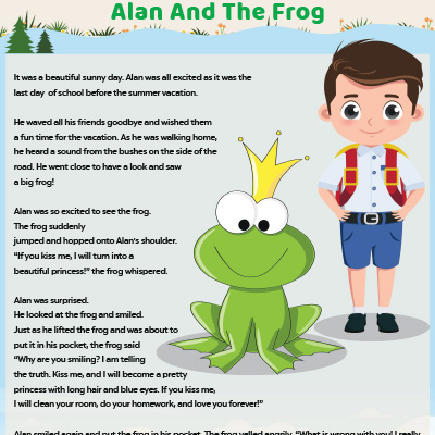 Reading Comprehension: Alan And The Frog