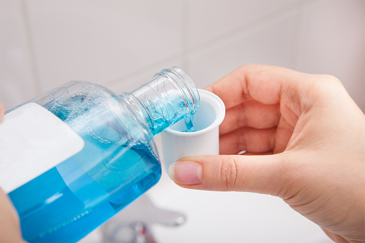 Give a child-friendly mouth wash