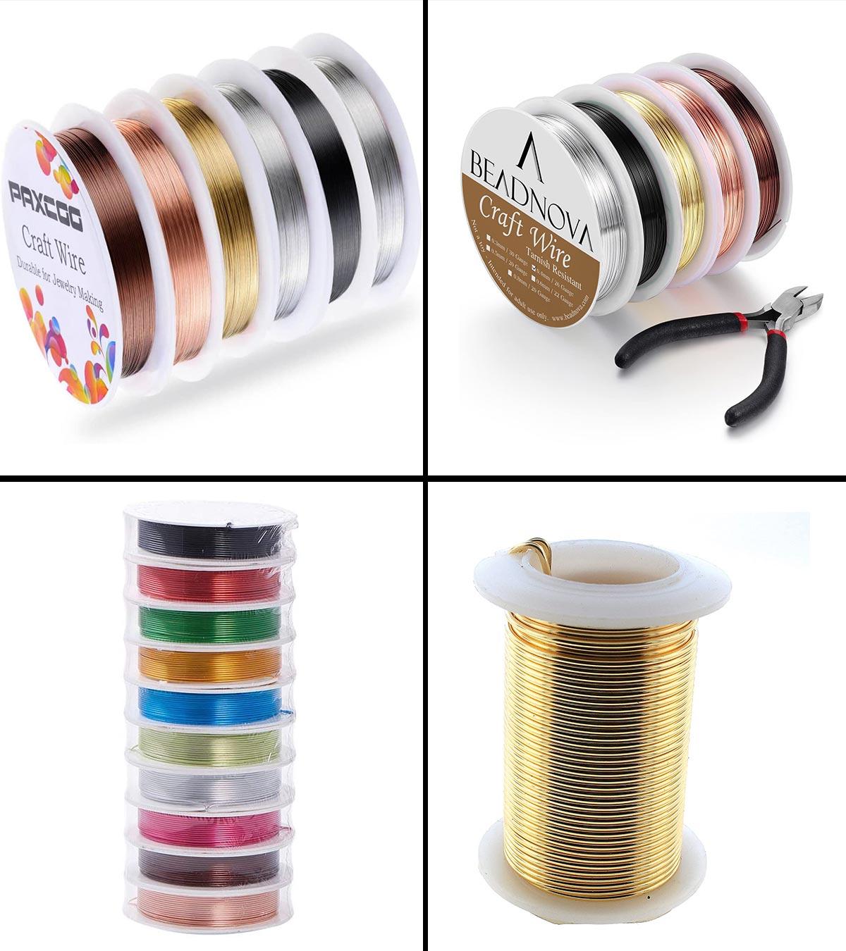 12 Rolls Assorted Colors Aluminium Craft Wire for DIY Craft, 1 mm in  Diameter 5 Meters Long