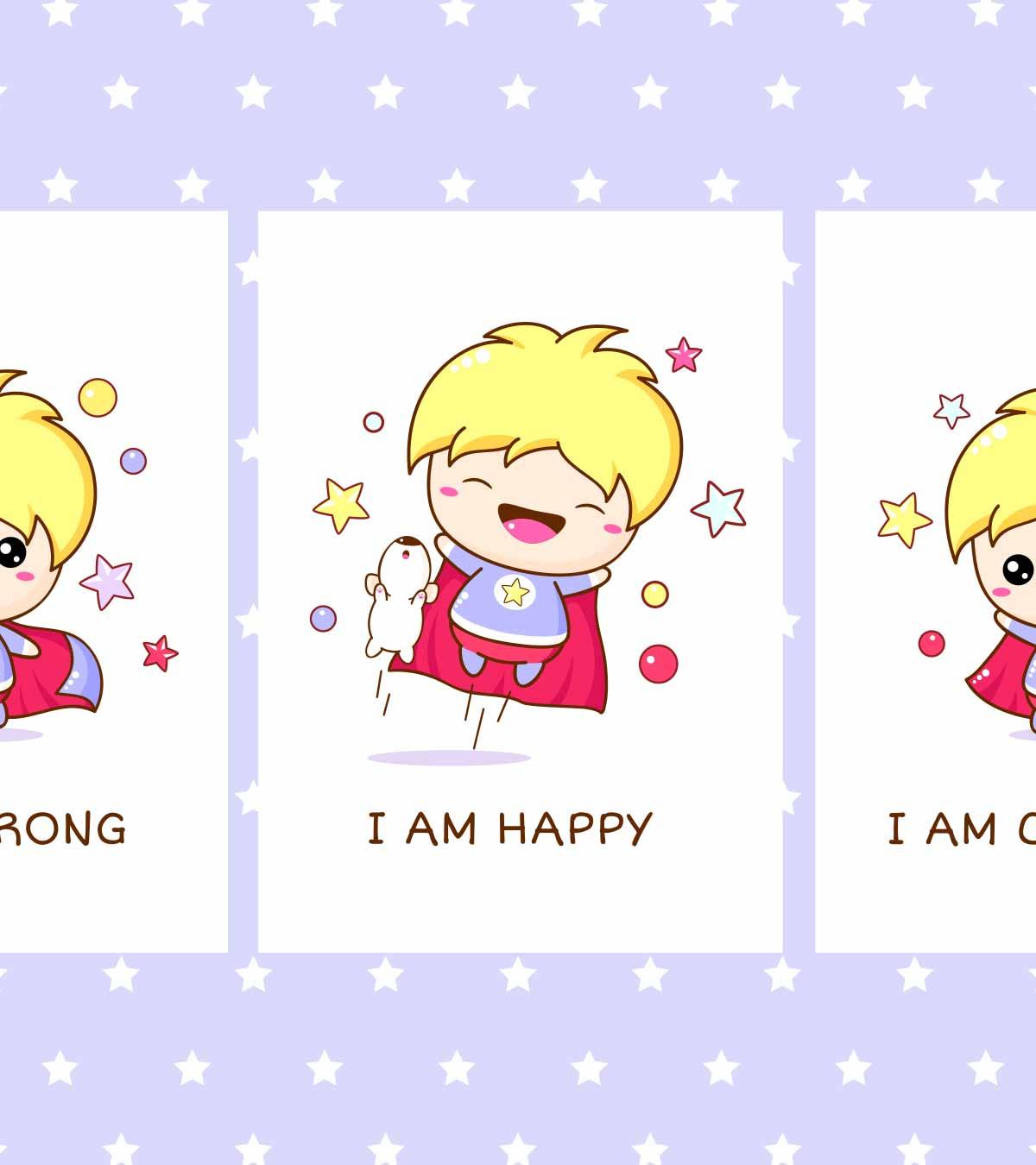 Child With A Confident Smile, Representing Positive Affirmations