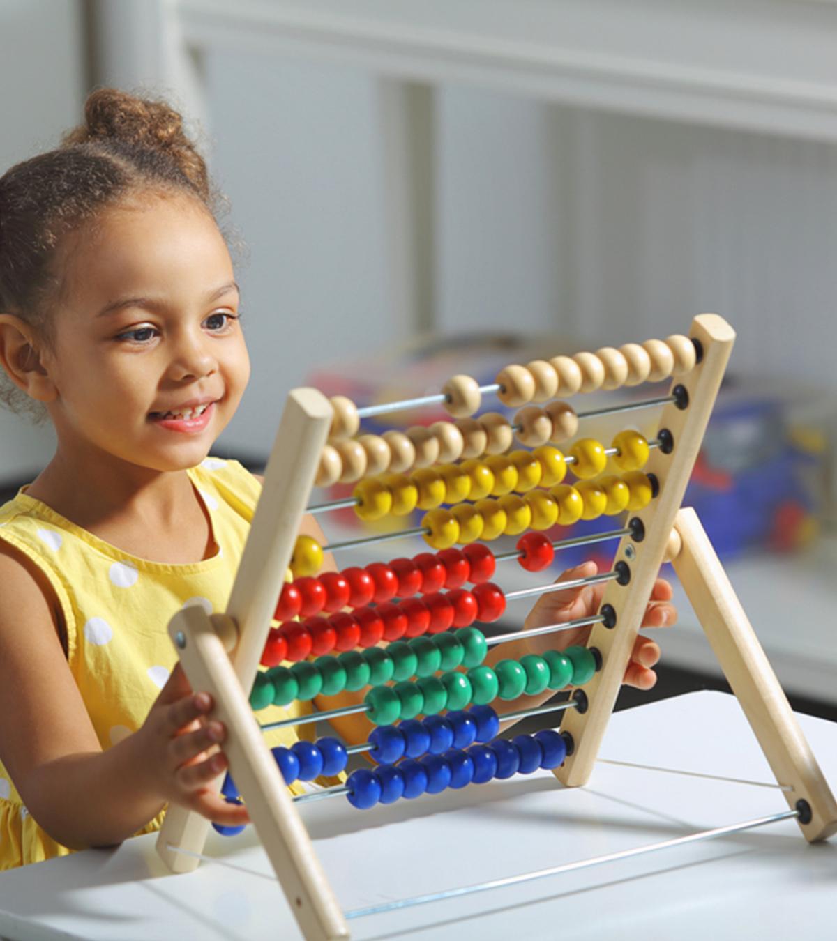 A Kid Doing Math Activity