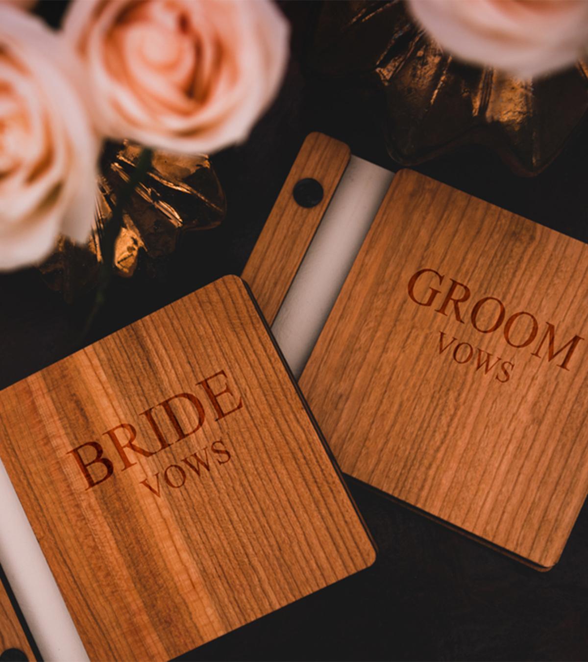 Wedding vows for bride and groom