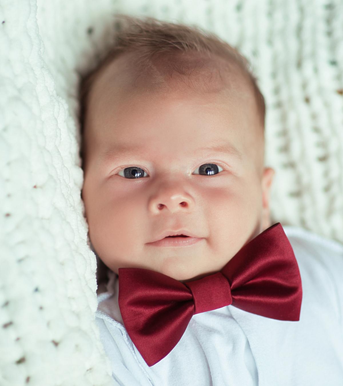 A small baby with a 