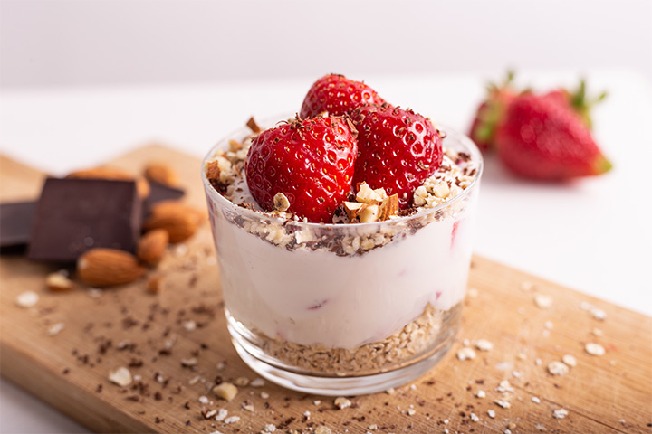 Almond and strawberry oatmeal nut recipes for babies