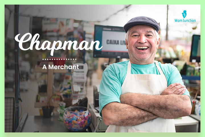 Chapman means a merchant