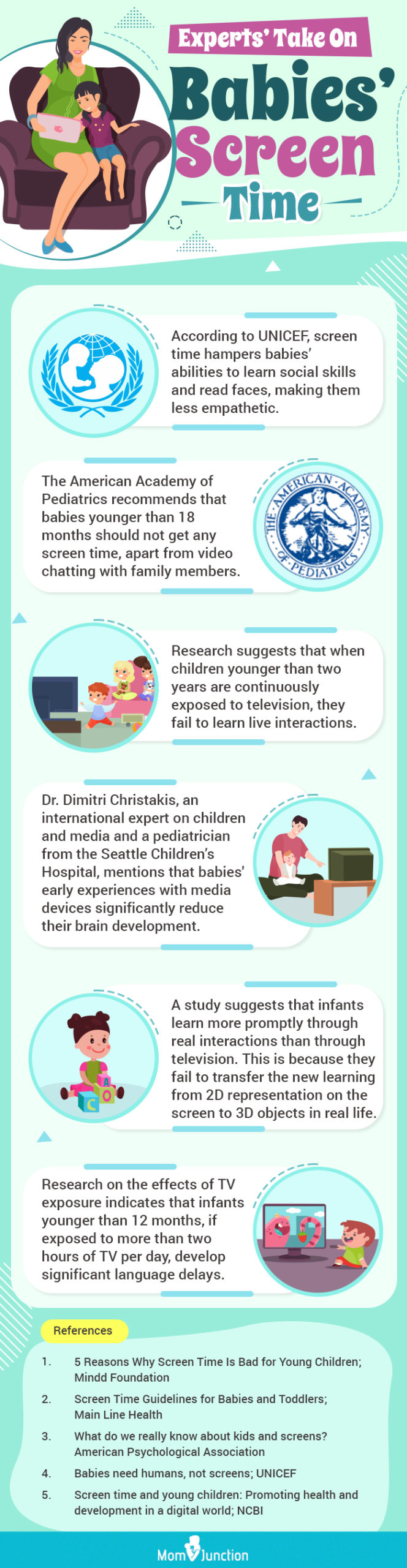 experts take on babies screen time (infographic)