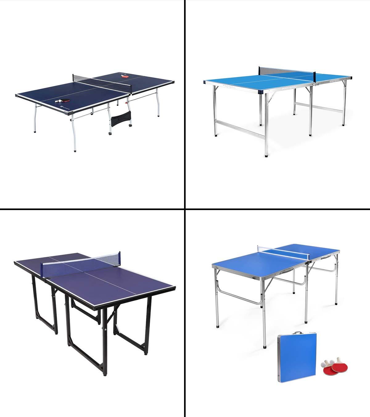 1 Set Mini Table Tennis Racket Table Set Wooden Portable Ping Pong