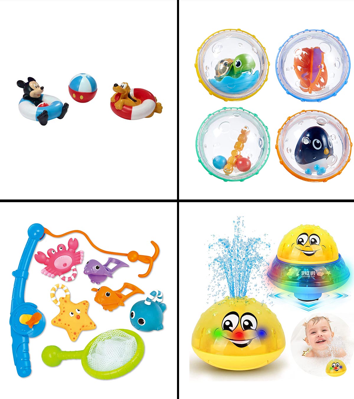 Great Choice Products Bath Toys For Kids Boys Girls 1 2 3 Year Old Toddlers  Baby Age Toddler Animals