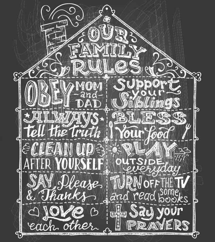 House Rules For Kids