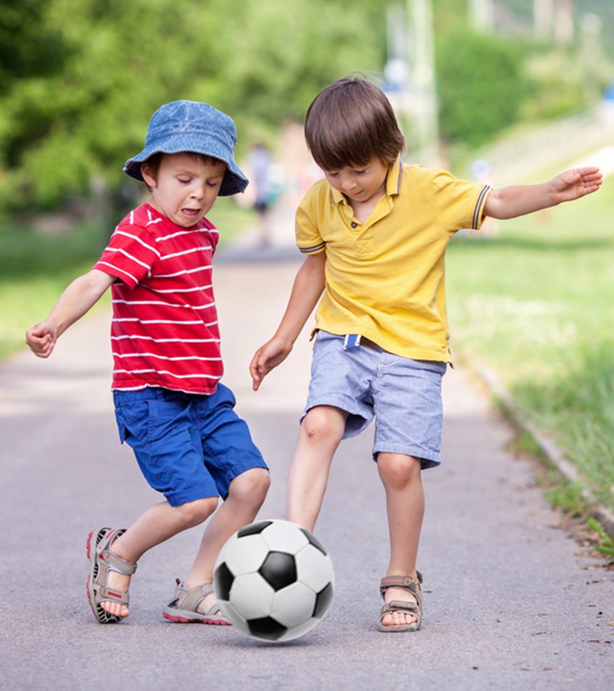 Siblings Playing Together, Representing Fun Games