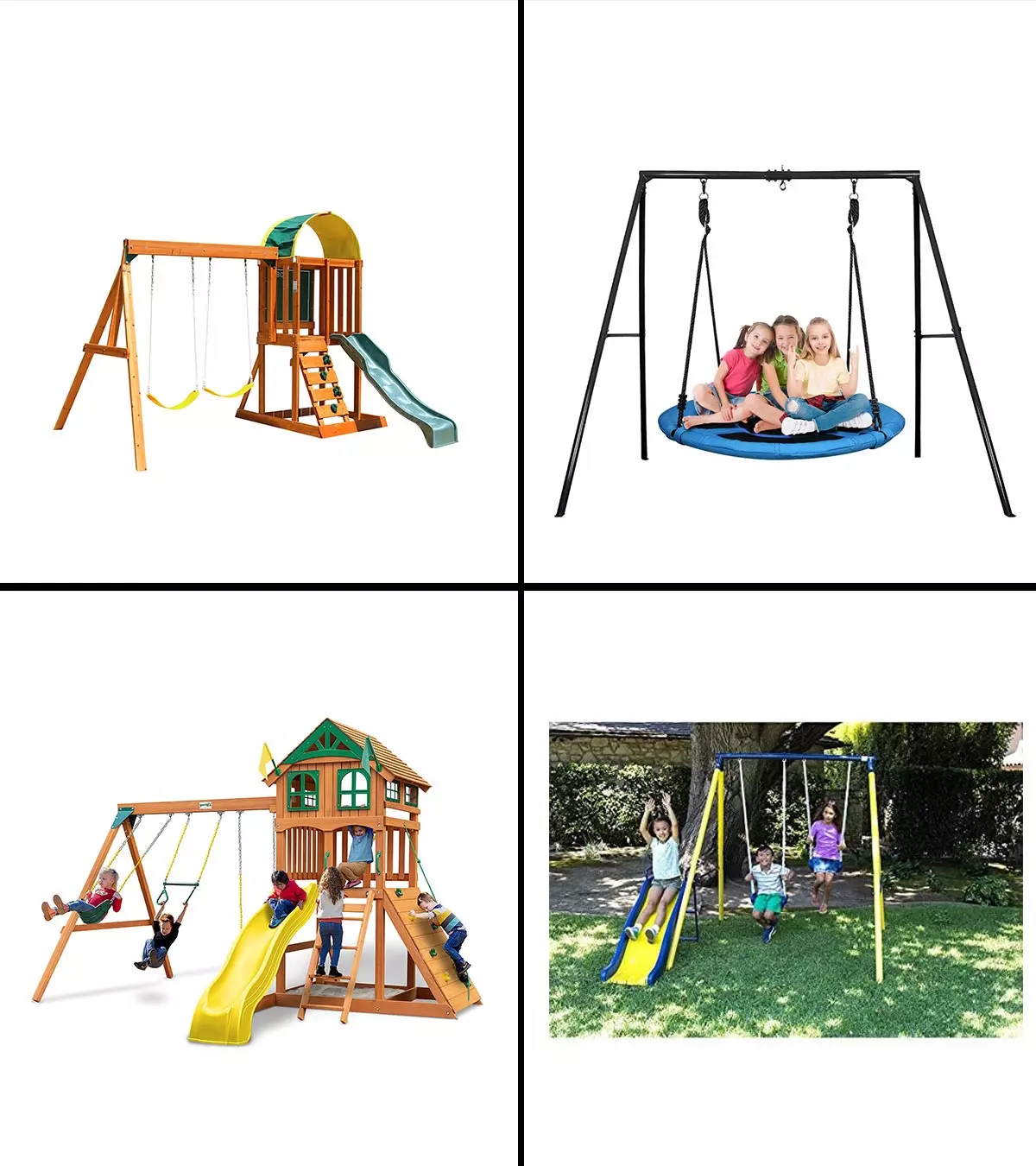 Swing set for small yard deals