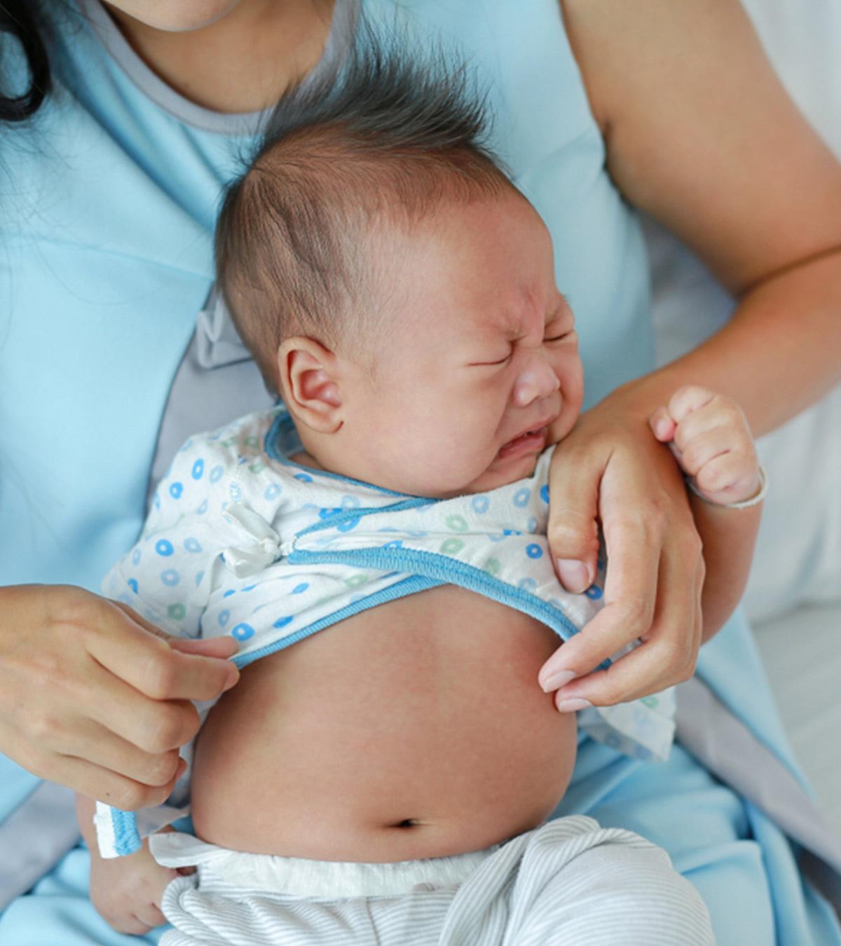 Baby Crying WIth Food Poisoning