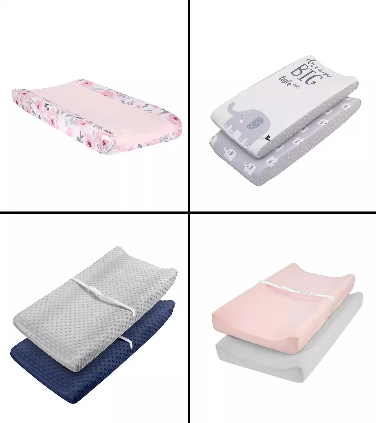 2-Pack Baby Changing Pad Covers For Girl, Boy,Neutral