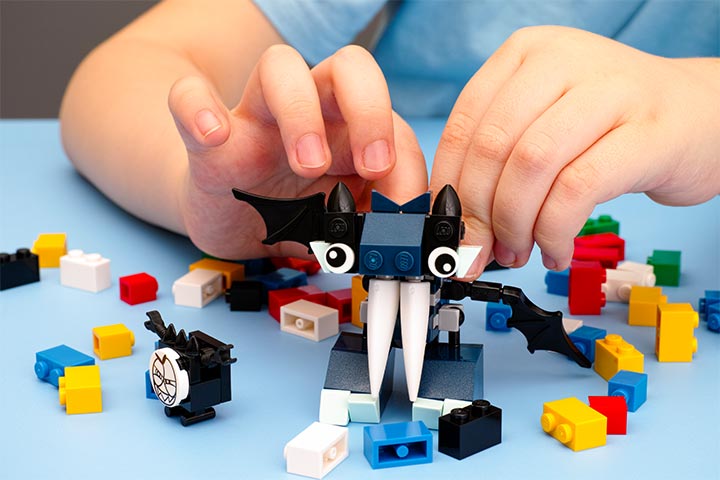 Build something from LEGO blocks, talent show ideas for kids