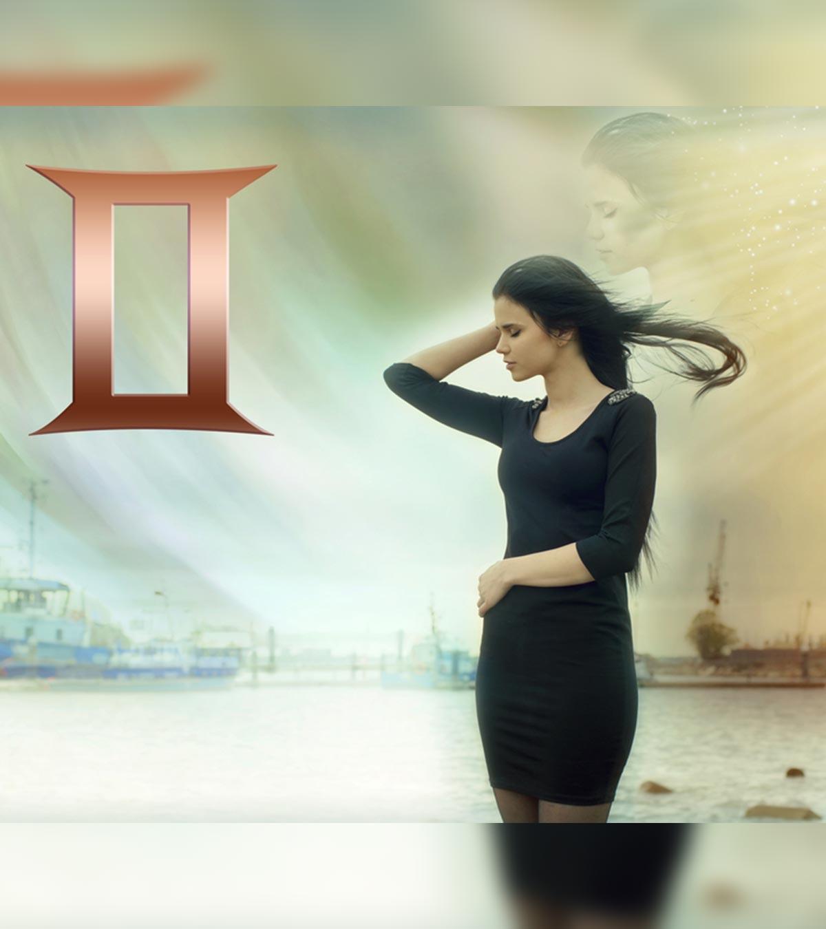 Woman With Gemini Zodiac Sign, Representing Personality Traits