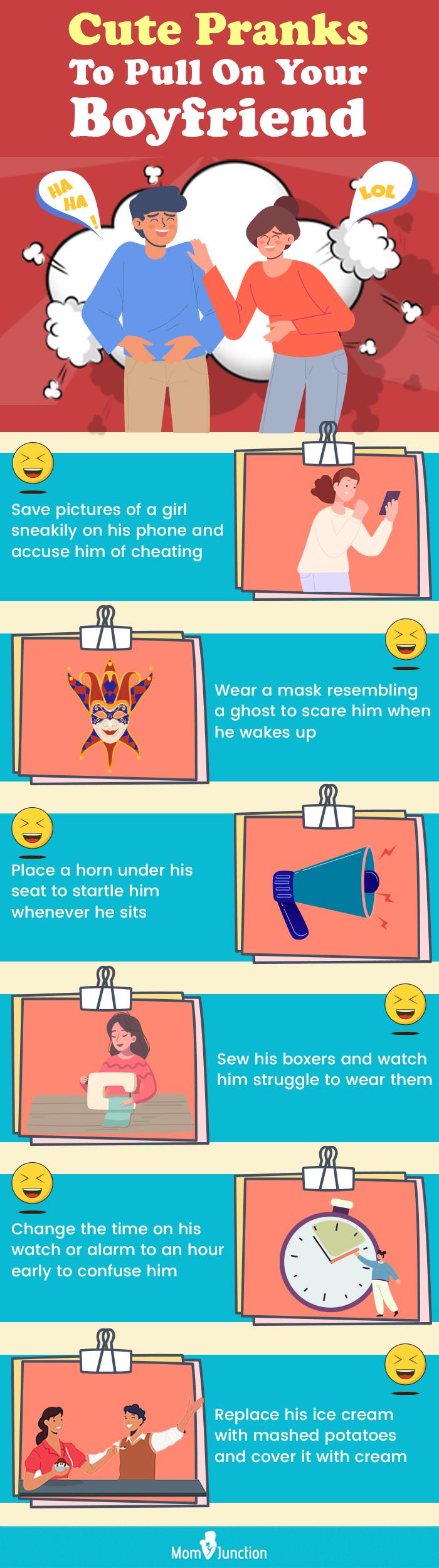 110 Naughty Pranks To Pull On Boyfriend This April Fools Day