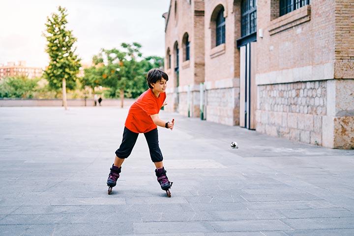 Perform roller skating, talent show ideas for kids