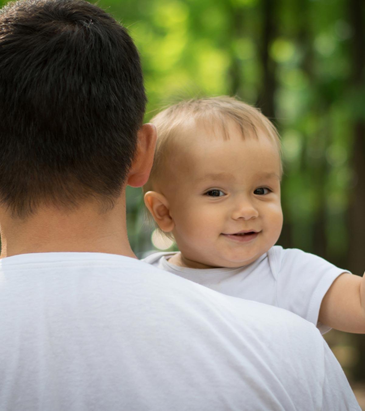 Baby Waving Hand With A Smile