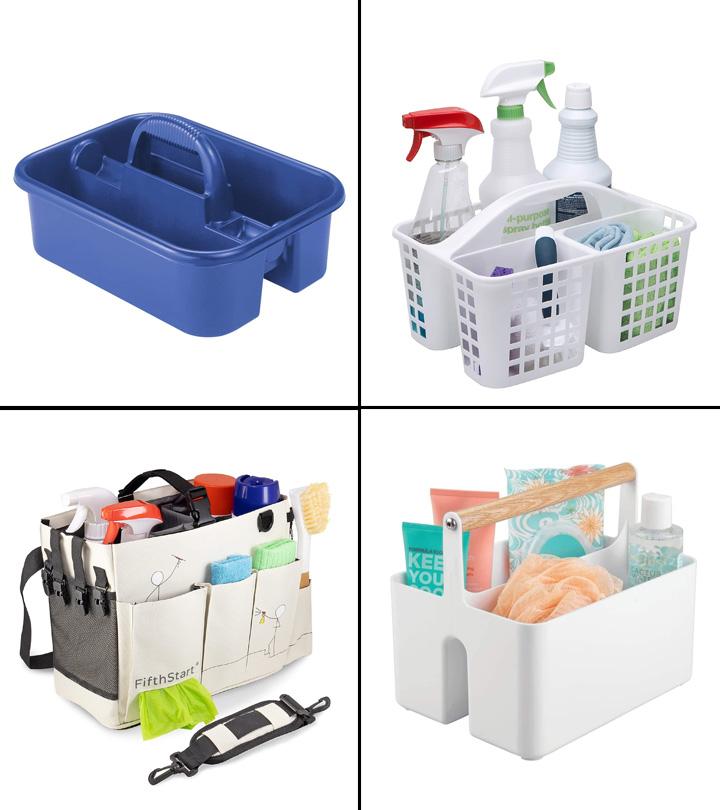 How To Organize Cleaning Supplies In A Pretty Cleaning Caddy