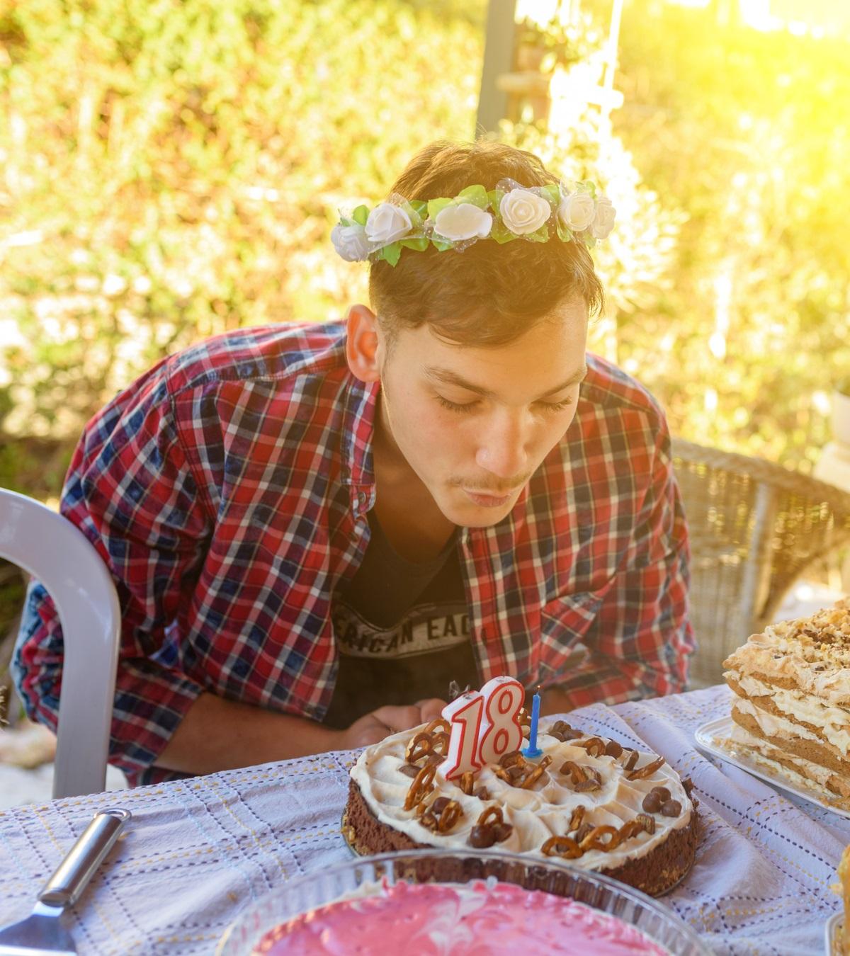 A Teenage Boy Celebrating His Birthday