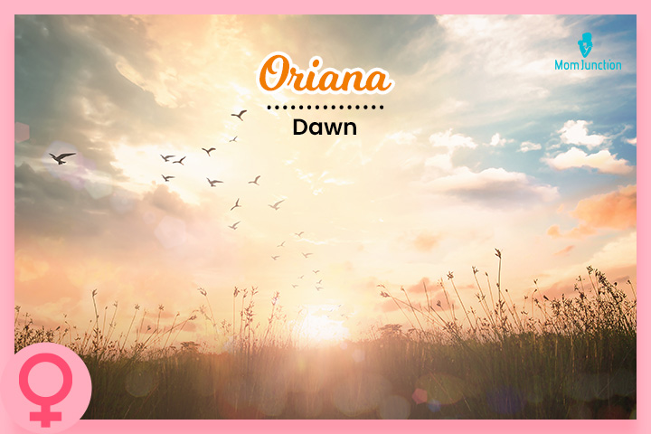 Oriana is a beautiful druid name