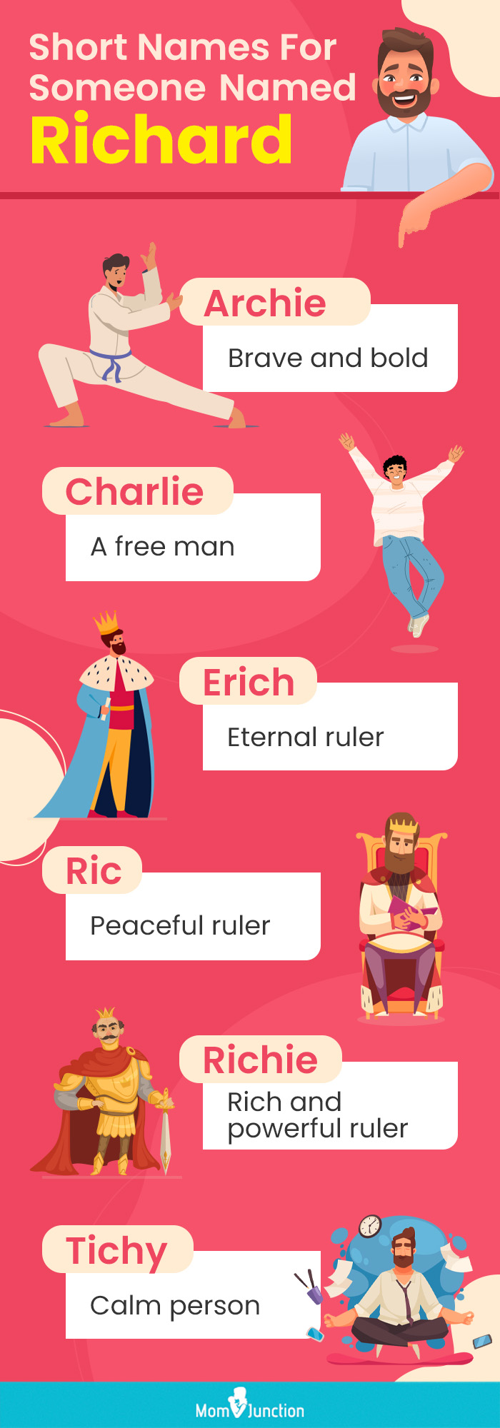 short names for someone named richard (infographic)