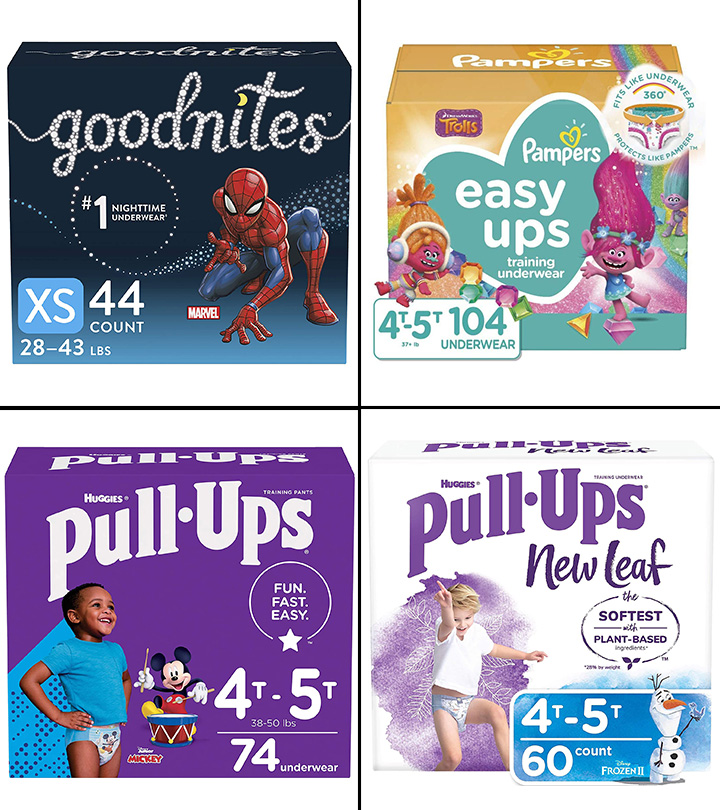 Buy Pampers Girls Easy Ups Training Underwear 4T-5T (Size 6), 60 Count (Old  Version) Online at Lowest Price Ever in India