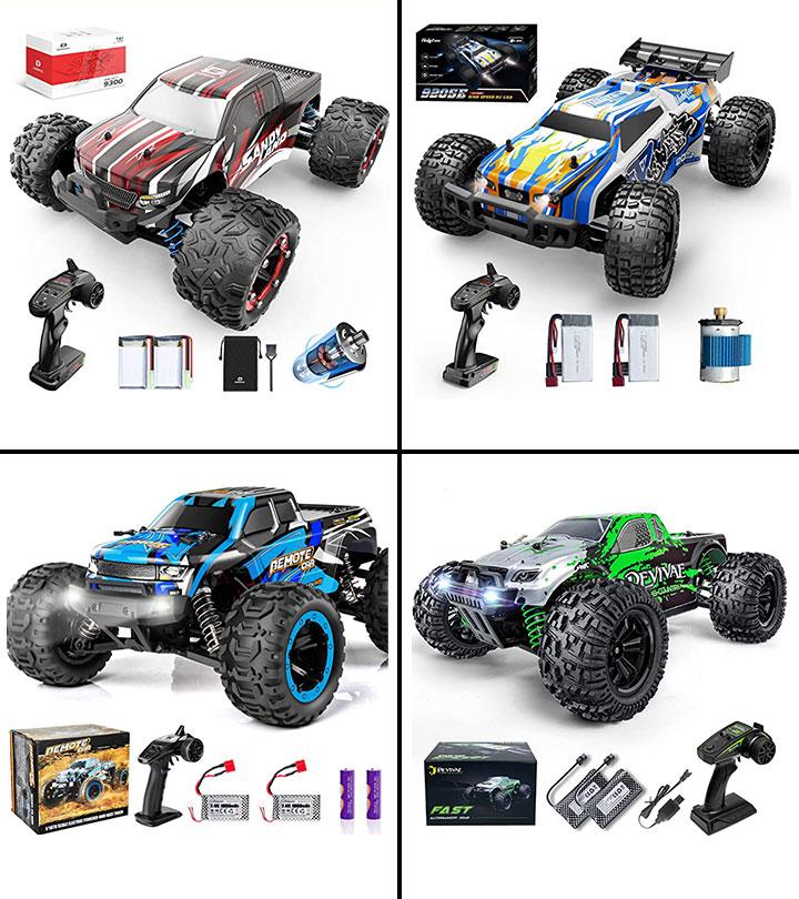  HAIBOXING RC Cars Hailstorm, 36+KM/H High Speed 4WD 1:18 Scale  Waterproof Truggy Remote Control Off Road Monster Truck with Two  Rechargeable Batteries, All Terrain Toys for Kids and Adult : Toys