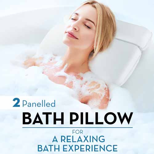 Comfortable 3D Spa Bath Pillow Bathtub Matress Full Body, Filling Ergonomic  Spa Bath Pillow for Luxury Bubble Bath Comfortable Soft Thick Waterproof
