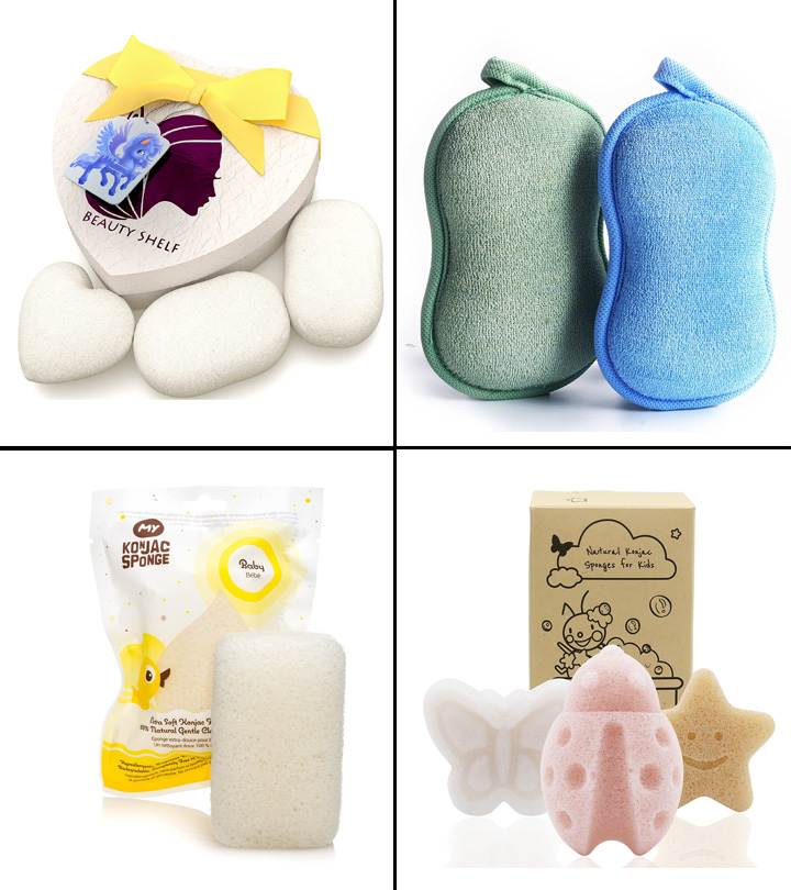 Cute Animal Shaped Bath Sponge for Newborn Infant Babies