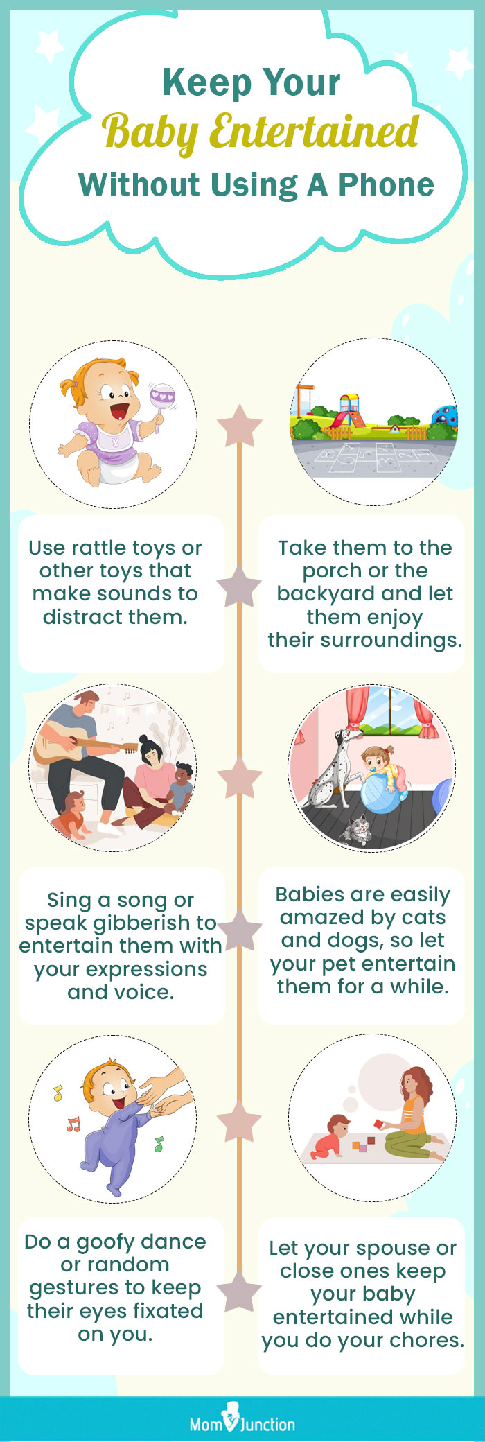 keep your baby entertained without using phone (infographic)